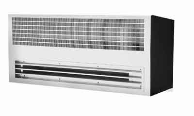 Водяные тепловые завесы серии 200W, 300W, 400W